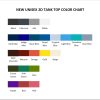 tank top color chart - Goldendoodle Gifts